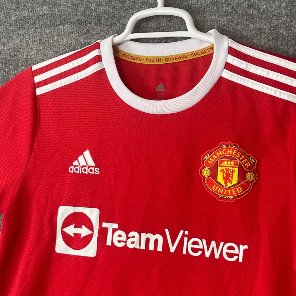 Adidas Manchester United 2021-22 Lingard 14 Home Jersey Red Mens Medium FI5295